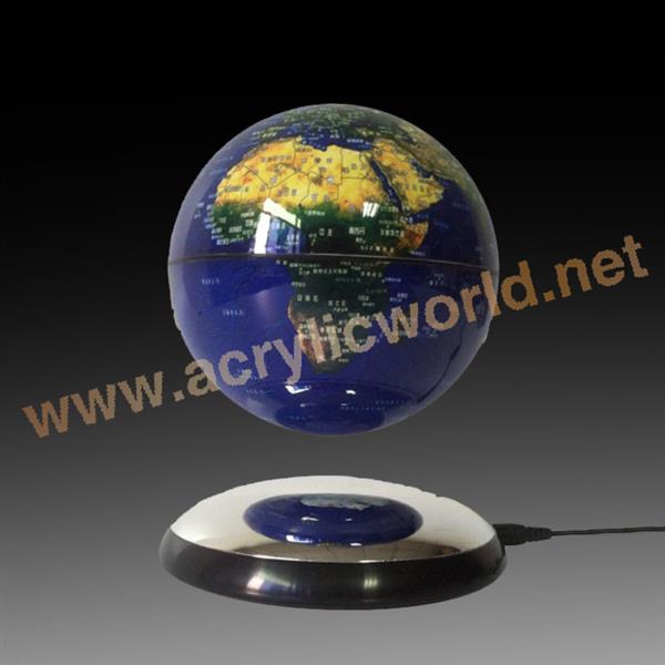 360 rotating floating display stand for globe